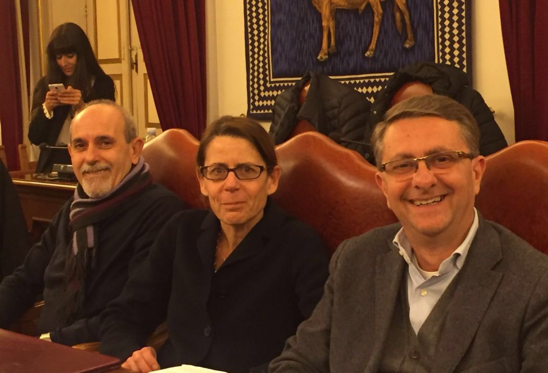 Carmelo Valentino, Graziella Longo e Piero Benigni