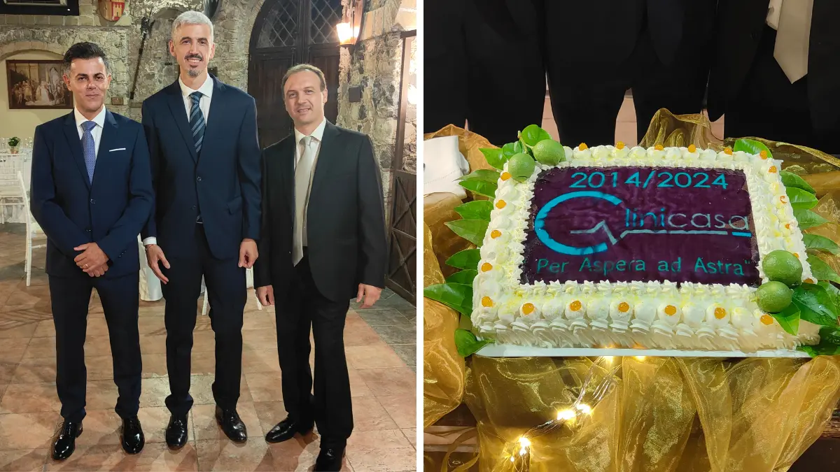 Clinicasa celebra 10 anni di eccellenza medica con una serata di gala a Giardini Naxos. Scopri il percorso innovativo e i progetti futuri del centro radiologico e polispecialistico